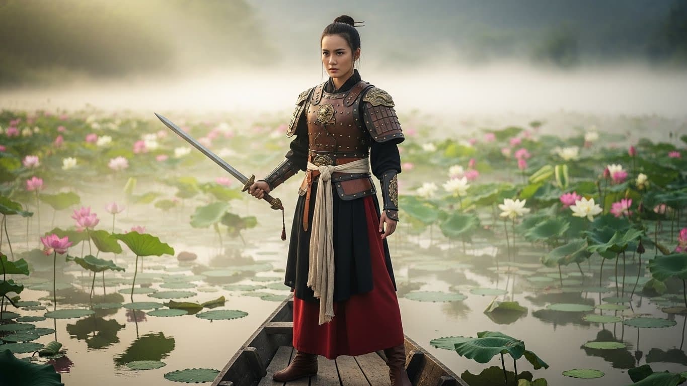 Hình Tượng Nữ Tráng Sĩ An Nhiên: Sức Mạnh Phái Đẹp Và Biểu Tượng Tự Do Thời Đinh